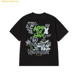  Áo Phông ADLV Alien Universe Short Sleeve T-Shirt Đen 