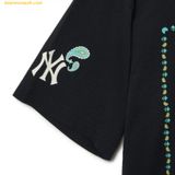  Áo Phông MLB Paisley Big Logo One-Point Short-Sleeve T-Shirt NY (Black) 3ATSI0133-50BKS 