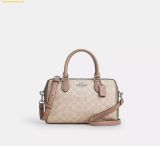  Túi Trống Coach Rowan Satchel Bag CW377 Silver 