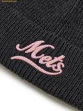  Mũ Len MLB Varsity Culsive Mid Beanie NYM (Charcoal Grey) 3ABNVM146-09CGS 