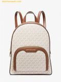  Balo Michael Kors Jaycee Medium Logo Backpack 35S2G8TB2B Trắng Vanilla Logo 