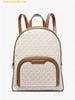  Balo Michael Kors Jaycee Medium Logo Backpack 35S2G8TB2B Trắng Vanilla Logo 