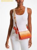  Túi Đeo Chéo Michael Kors Jet Set Small Ombre Straw Crossbody Bag with Case for Apple Airpods Pro 3in1 