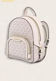  Balo Mini Michael Kors MK Jaycee XS Zip Backpack Trắng Logo 