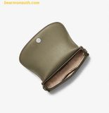  Túi Đeo Vai Michael Kors Mila Small Leather Convertible Crossbody Bag Oliva 35T5SIMC5L 