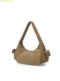  Túi Đeo Vai MLB Vintage Street Studded Hobo Bag Boston Red Sox Beige 3ABQVB26N-43BGM 