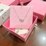  Dây Chuyền, Vòng Cổ Swarovski Mesmera necklace Heart, White, Rhodium plated 5517117 