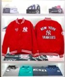  Áo Khoác Bomber New Era New York Yankees Varsity Jacket Red 