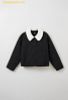 Áo Khoác SAPO Detachable collar lightweight quilted jacket Black