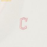  Áo Polo Tay Dài MLB Women's Basic Small Logo Long Sleeve Collared T-Shirt CLE (Cream) 3FPQB0141-45CRS 