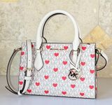  Túi Xách Michael Kors Sheila Small Embellished Signature Logo Satchel Cream Multi 35R6G6HS5O 