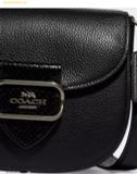  Túi Đeo Chéo Coach Morgan Saddle Bag Black CG470 Đen 