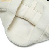  Áo Khoác Lông MLB Basic Mega Logo Stand-Neck Fleece Jumper DT 3AFDB0326-46CRS - Trắng Kem 