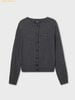  Áo Cardigan Len WHOAU Steve Cable Cardigan Xám 