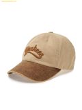  Mũ Lưỡi Trai MLB Varsity Vintage Cursive Colorblock Unstructured Ball Cap NY (Sand) 3ACPVL74N-50SAS 