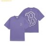 Áo Phông MLB Basic Mega Logo Overfit Short Sleeve T-Shirt BOS (D.Lavender) 3ATSB0433-43LDD