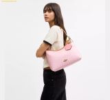  Túi Xách Coach Laurel Shoulder Bag In Signature Canvas With Charms Powder Pink CEL12 