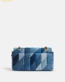  Túi Đeo Vai Coach Tabby Shoulder Bag 26 With Repurposed Denim Patchwork Quilting CAM91 Denim 