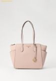  Túi Tote Michael Kors Marilyn medium tote bag in saffiano leather Pink 