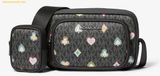  Túi Đeo Chéo Michael Kors Cooper Small Printed Signature Logo Camera Crossbody Bag With Pouch 