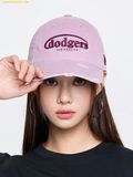  Mũ Lưỡi Trai MLB Vintage Damaged Curve Logo Unstructured Ball Cap LA Dodgers 3ACPV106N-07PKS Pink 