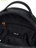  Balo Mini MLB New York Yankees Monogram Embossed Mini Backpack Black 7ABKM056N-50BKS 