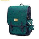  Balo MLB [KIDS] Diamond Monogram Backpack Boston Red Sox Green 7ABKMD13N-43GNS 