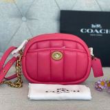  Túi Đeo Chéo Quilties Coach Camera Bag C4814 Pink 