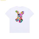  Áo Phông ADLV Bear Doll Fuzzy Rabbit Short Sleeve T-Shirt Trắng Kem 