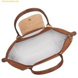  Túi Tote Longchamp Le Pliage Original L Cognac - Canvas 
