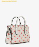  Túi Xách Michael Kors Sheila Small Embellished Signature Logo Satchel Cream Multi 35R6G6HS5O 