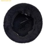 Mũ Bucket Lông MLB Soft Angora Knit Dome Hat NY (Black) 3AHT00536-50BKS Đen 