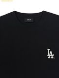  Áo Phông MLB Basic Small Logo Semi-Oversized Short Sleeve T-shirt LA Dodgers Black 3ATSB8063-07BKS 