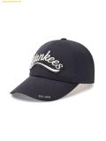  Mũ Lưỡi Trai MLB Varsity Vintage Cursive Damaged Unstructured Ball Cap NY Charcoal Grey 3ACPV015N-50CGS 