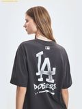  Áo Phông MLB LA Dodgers Basic Street Logo Overfit Short Sleeve T-Shirt 3ATSB5153-07CGS 