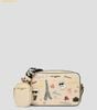 Túi Đeo Vai Karl Lagerfeld Maybelle Women's Beige Printed Crossbody Bag L5JEU567
