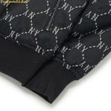  Áo Khoác Bomber MLB Diamond Monogram Jacquard Baseball Jumper NY (Black) 3AJPM0224-50BKS 
