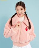  Áo Khoác Lông MLB Women's Heart Crop Fleece Jumper B (L.Coral) 3FFDH0126-43COL 