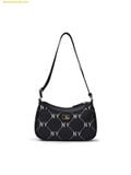  Túi Đeo Vai MLB Diamond Monogram JQD Mini Hobo Bag New York Yankees 7ACRMD15N-50BKS Đen 
