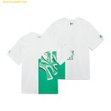  Áo Phông MLB Pop Art Graphic Mega Overfit Short Sleeve T-Shirt NY (White) 3ATSL0433-50WHS 