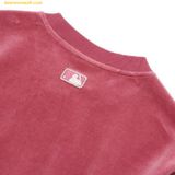  Áo Sweat Crop MLB Women's Basic Velvet Crop Man-to-Man LA (Pink) 3FMTB0924-07PKS 