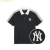 Áo Polo MLB Monogram Partial Pattern Collar T-Shirt NY (Black) 3APQM0343-50BKS