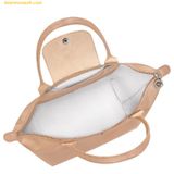  Túi Tote Longchamp Le Pliage One M Beige - Canvas 