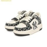  Giày Thể Thao MLB Cổ Cao Chunky Liner Mid Classic Monogram New York Yankees Black 3ASXLM13N-50BKS 