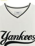  Áo Tay Dài MLB Sportive Varsity Overfit Woven Man-to-Man NY (Cream) 3AMTV0544-50CRS 