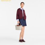  Túi Tote Longchamp Le Pliage Original S Handbag Pebble Gallet - Recycled canvas 