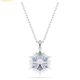  Dây Chuyền, Vòng Cổ Swarovski Magic pendant Snowflake, Blue, Rhodium plated 5735399 