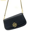  Túi Đeo Vai Tory Burch Britten Embossed Convertible Crossbody Bag Black 