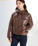  Áo Khoác Phao SAPO Pastel Puffer SPJPE4TG11 Nâu 