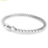  Vòng Tay, Lắc Tay Swarovski Imber Emily Tennis bracelet Round cut, White, Rhodium plated 1808960 